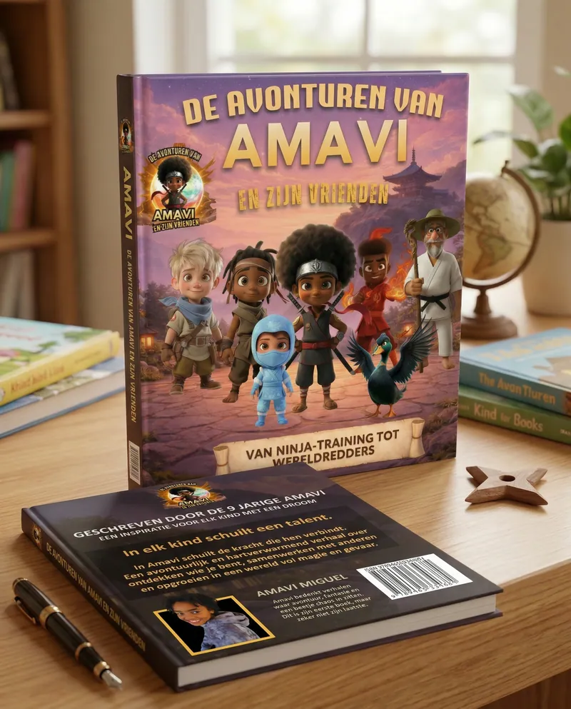 Amavi en de Nexus — boekcover