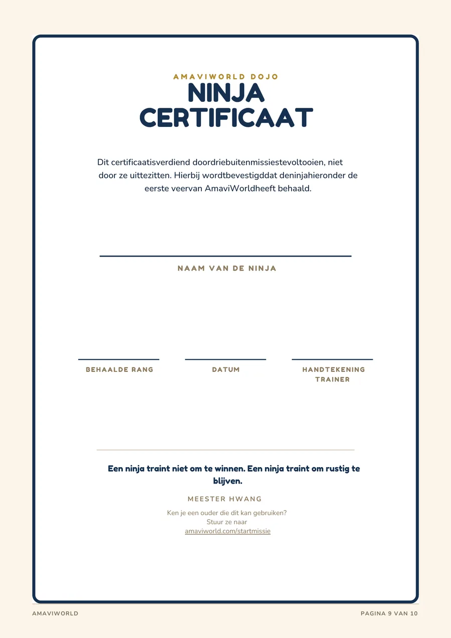 Het certificaat